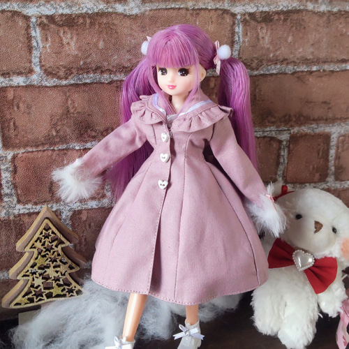 ドール服 リカちゃん 27cmドール うさみみ♡セーラーカラー
