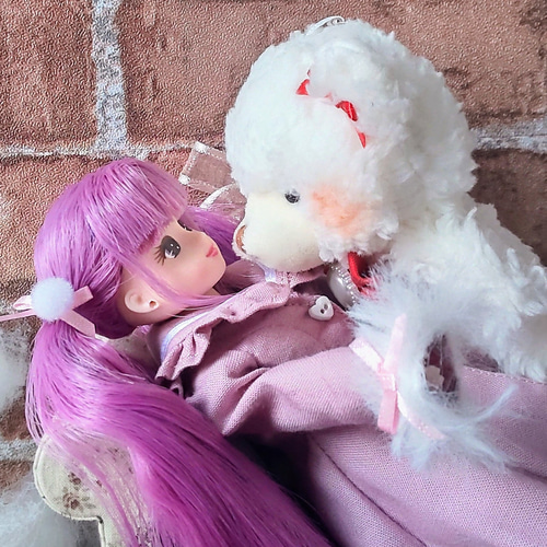 ドール服 リカちゃん 27cmドール うさみみ♡セーラーカラー ドール服 リカちゃん 27cmドール うさみみ♡セーラーカラー