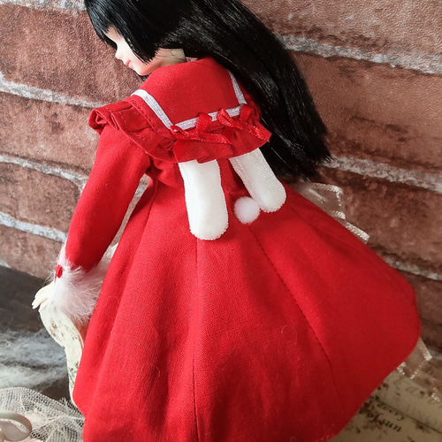 ドール服 リカちゃん 27cmドール うさみみ♡セーラーカラー