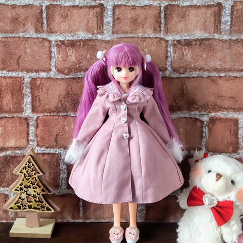 ドール服 リカちゃん 27cmドール うさみみ♡セーラーカラー