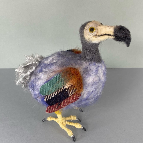 ドードー 紫 羊毛フェルト 鳥 羊毛フェルト KIIKO 通販 16865683