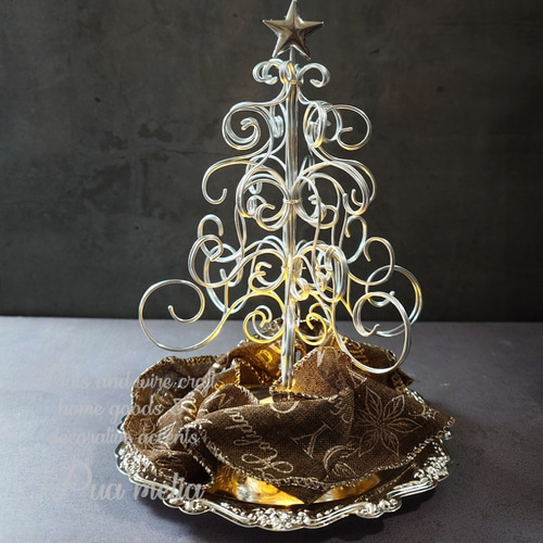 選べる3色【手のひらサイズのクリスマス】ワイヤーツリー｜クリスマス