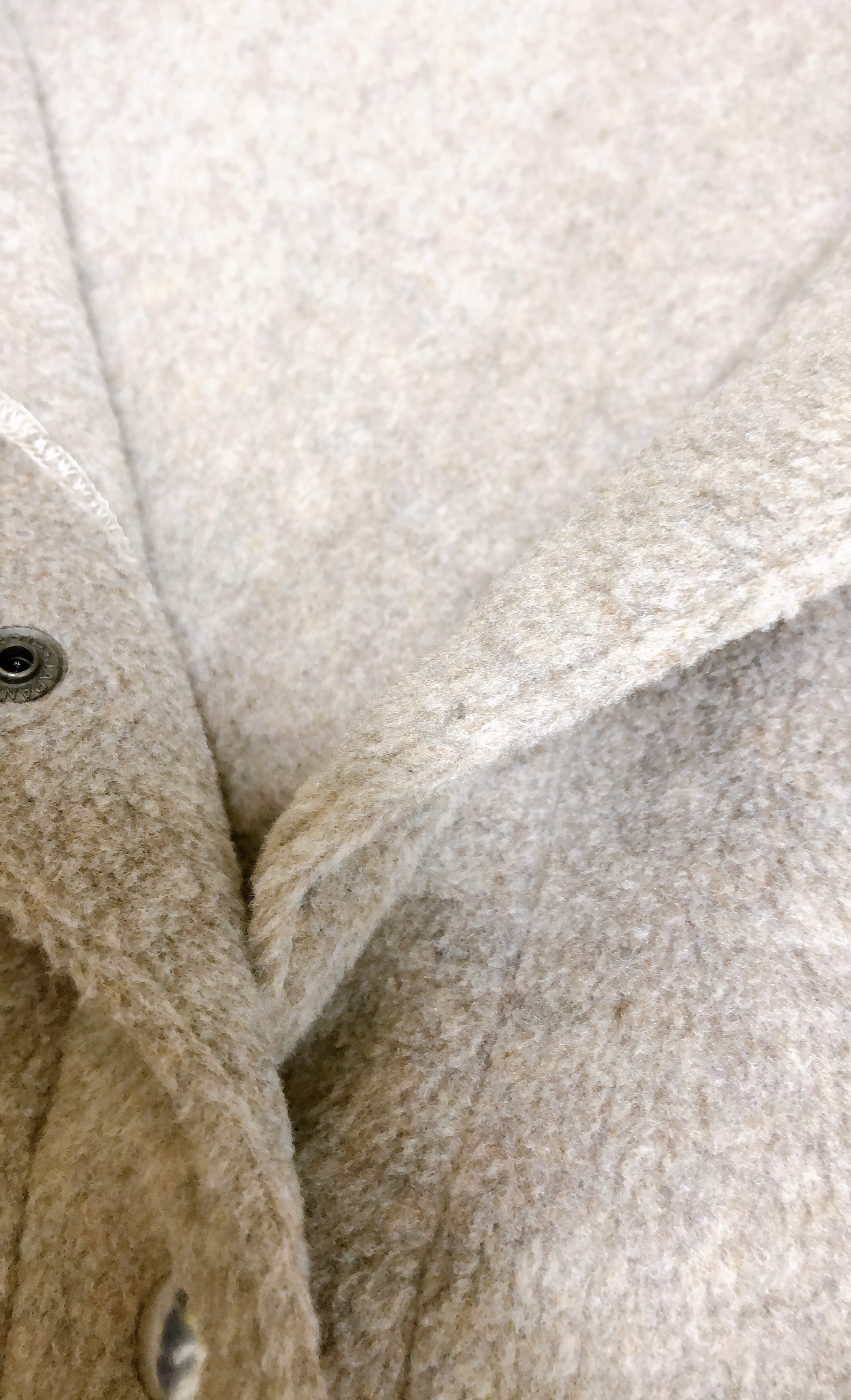 新作❤️軽くてあったかメルトンカーディガン❤️ゆったり❤️グレージュ❤️S.M.L/(2L〜3L)❤️洗える❤️老若男女