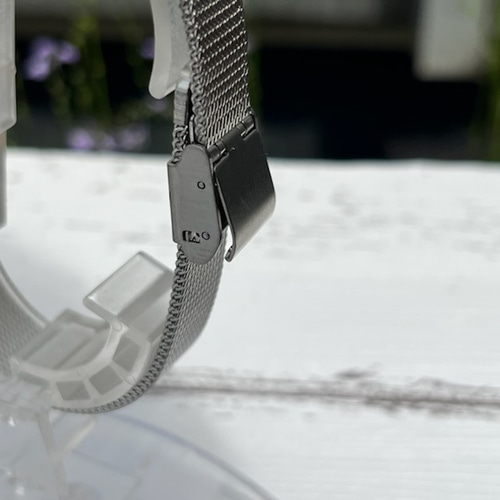 早い者勝ち！メッシュベルト腕時計（6148・ブラック） 腕時計