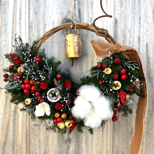 クリスマスリース　受注製作 オリジナル・クリスマス・リース | ワイヤークラフト アルテゾン