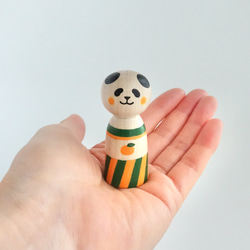 みかんパンダこけし 2枚目の画像