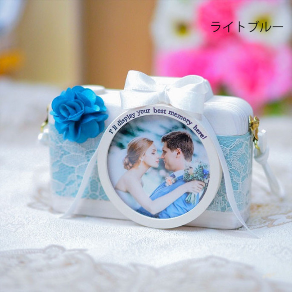 冬限定2025 　カメラ好きな方への結婚祝いに！カメラ型フォトフレーム 3枚目の画像