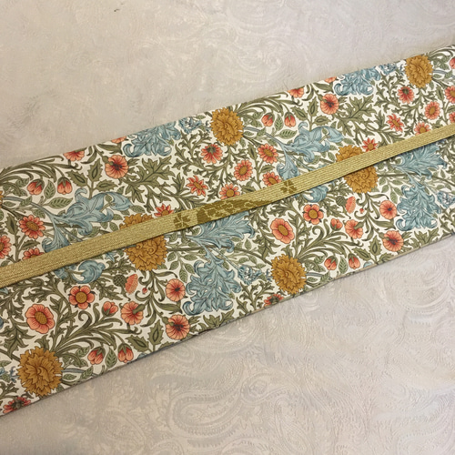 ウィリアムモリス アネモネ ダブルボウ 半幅帯 着物 浴衣 長尺