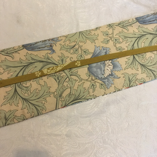 ウィリアムモリス アネモネ ダブルボウ 半幅帯 着物 浴衣 長尺