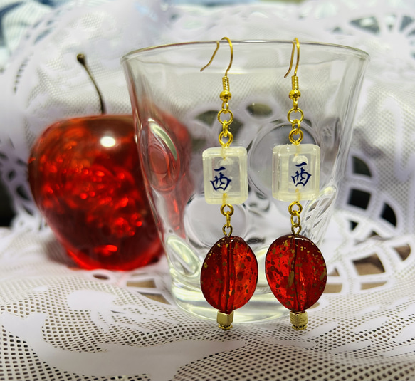お値下げ】K18 ルビー イヤリング アクセサリー ゴールド 18金 から