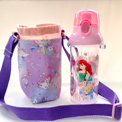 保温保冷　日本製肩紐付き　スケーター水筒カバー　プラスチック水筒カバー　女の子 430個売れました 保温保冷 日本製肩紐付き スケーター水筒カバー
