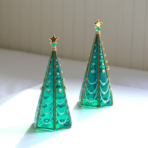 クリスマスツリー】レジンツリー[グリーン]ミニサイズ その他