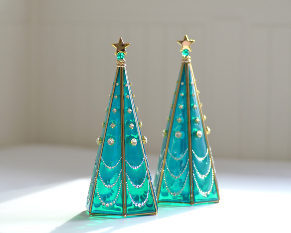 海のレジンアート クリスマスツリー クリスマスツリー】レジンツリー[グリーン]ミニサイズ その他