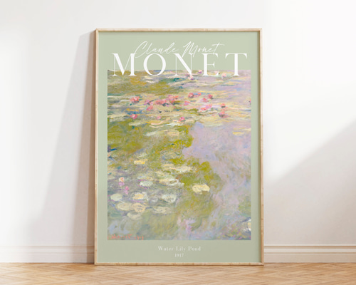 額装済/Nympheas Effet/クロードモネ/ポスター/インテリア/アート 額装済/Nympheas Effet/クロードモネ/ポスター/インテリア