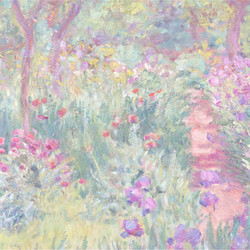 クロード・モネ "The Artist's Garden at Giverny" アートポスター インテリアアート 9枚目の画像