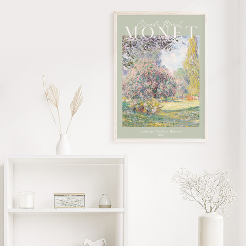 額装済/View at Rouelles/クロード モネ/ポスター/インテリア 額装済/View at Rouelles/クロード モネ/ポスター/インテリア