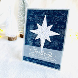 星のクリスマスカード 1枚目の画像