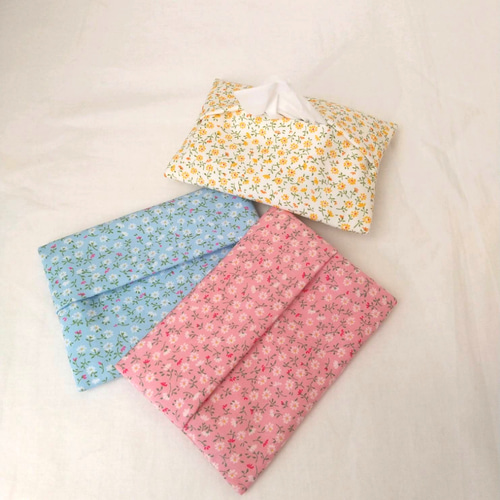 【色違いリボン柄①】お子様用ミニポケットティッシュカバー ☆ミニポケットティッシュカバー☆透明カバー☆三個セット☆紫