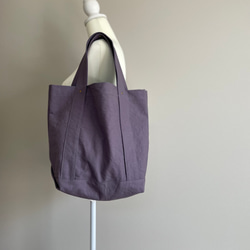 深めtotebag vintage ぐれーぱーぷる 1枚目の画像