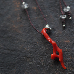 coral silver necklace (apefuchi-kamui) 4枚目の画像