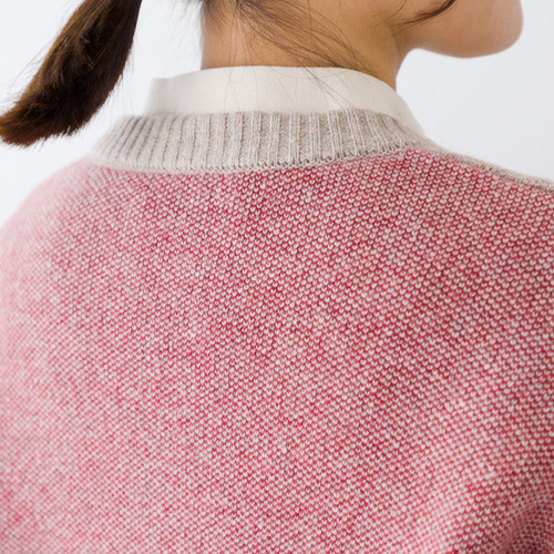 ラムウールフェアアイルニットプルオーバー ニット・セーター