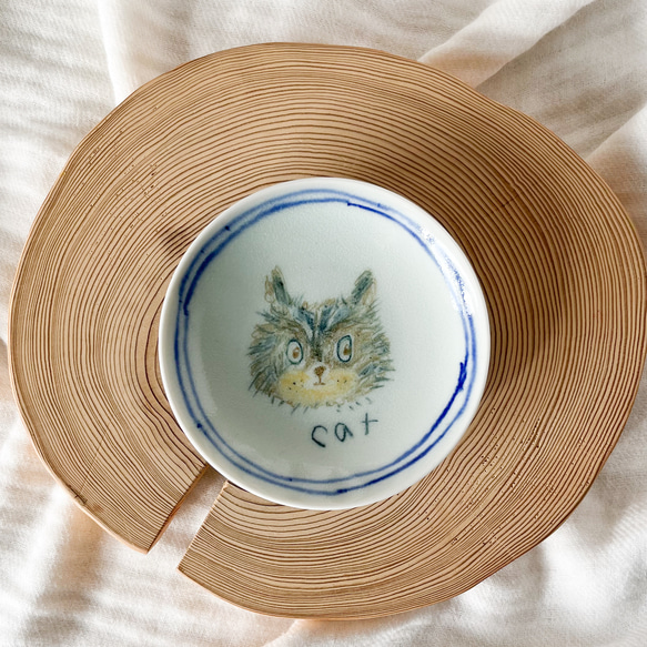 small plate.   cat   φ10.5 1枚目の画像