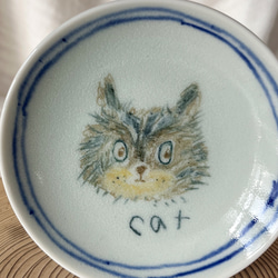 small plate.   cat   φ10.5 6枚目の画像