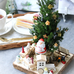 クリスマス タッセル 3点セット クリスマスオーナメントセット sacre サクレ 22点 電飾 リボン付き