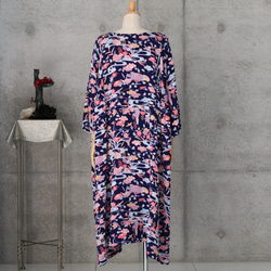 ワンピース   フリーサイズ  着物リメイク　kimono 6枚目の画像