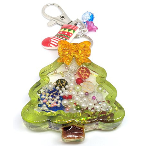シャカシャカキーホルダー シェイカーキーホルダー レジン