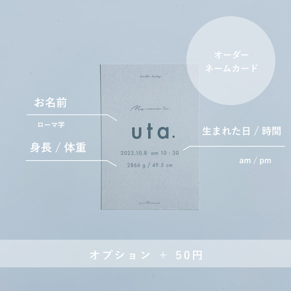 【you.】マンスリーカード　マンスリーフォト　ベビーフォト　ベビーカード　月齢フォト　月齢カード　足形アート　手形　 9枚目の画像