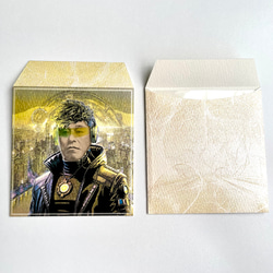 おもしろ ポチ袋（一万円札専用）サイバーパンク風デザイン　2枚セット 2枚目の画像