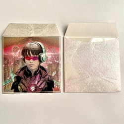 おもしろ ポチ袋（五千円札専用）サイバーパンク風デザイン　2枚セット 2枚目の画像