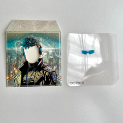 おもしろ ポチ袋（千円札専用）サイバーパンク風デザイン　2枚セット 3枚目の画像