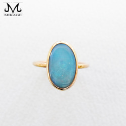 【一点物】Tablet Opal Ring 3枚目の画像