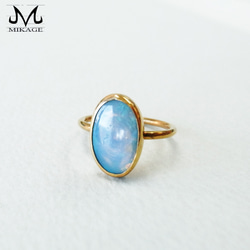 【一点物】Tablet Opal Ring 4枚目の画像