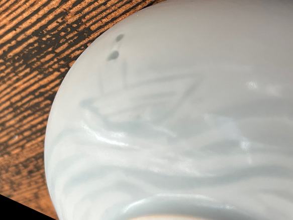 京焼  白磁こどもスープカップ【ふね(ship)】 ロクロ成形 手作り 京都作家物 白磁 7枚目の画像