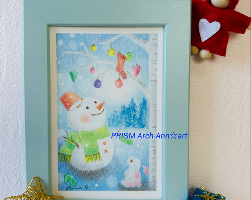 森のクリスマス−5（パステル画・原画） 絵画 PRISM Arch 通販