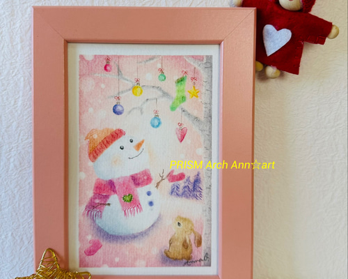 森のクリスマス−6（パステル画・原画） 絵画 PRISM Arch 通販