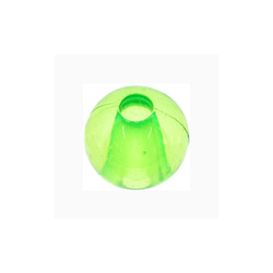 カラーアクリル玉 ８ｍｍ ペリドットグリーン ２０グラム入り 1枚目の画像