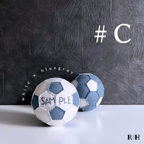 1 受注生産【サッカーボール】小／chic selections／名入れ可