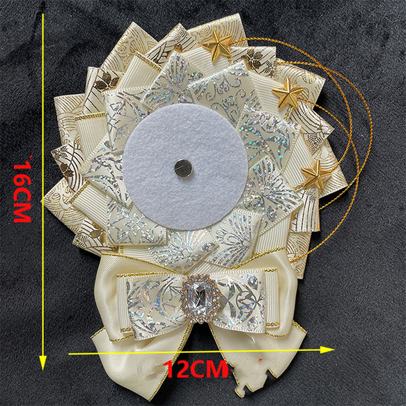 痛ロゼット55mm 75mmサイズ 缶バッジ用 ロゼット 星空弓 8枚目の画像