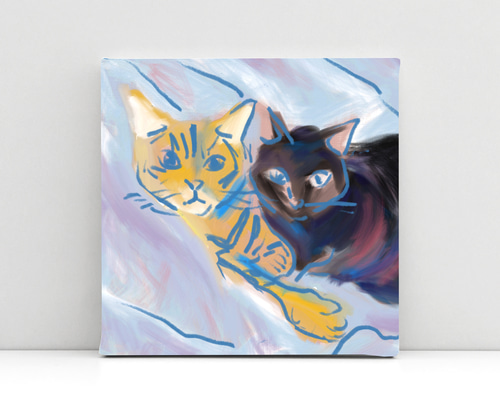 クレイジーキャッツ【油絵】【絵画】 Amazon.co.jp: クリスタルアート ファンキーキャッツ 41x41cm 猫