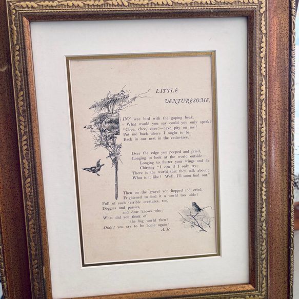 英国で出会った♪ アンティーク プリント 1891年 アーネスト・二スター