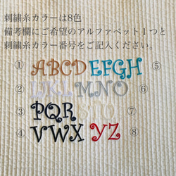 ワンポイント刺繍　nubi コインケース　ヌビ　イブル　ミニポーチ　ヌビポーチ　アルファベット　刺繍　イニシャル　名入れ 3枚目の画像
