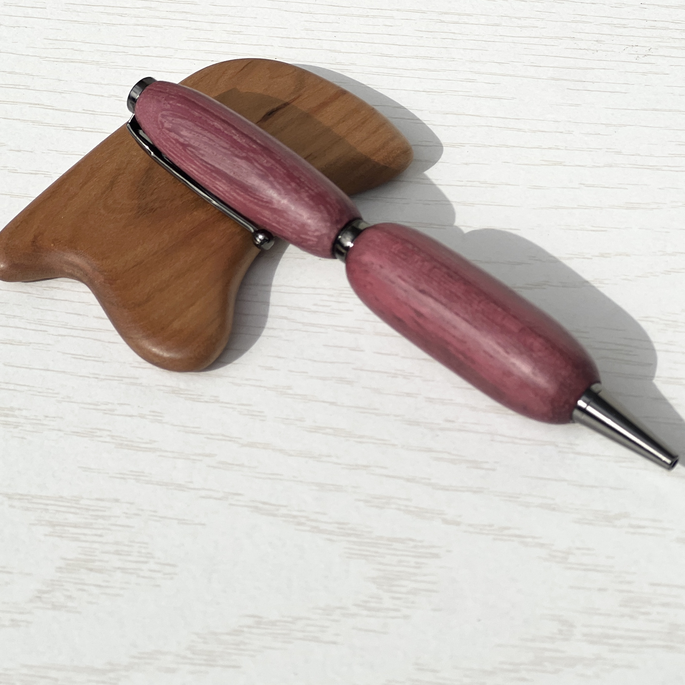 【木軸ボールペン】パープルハート