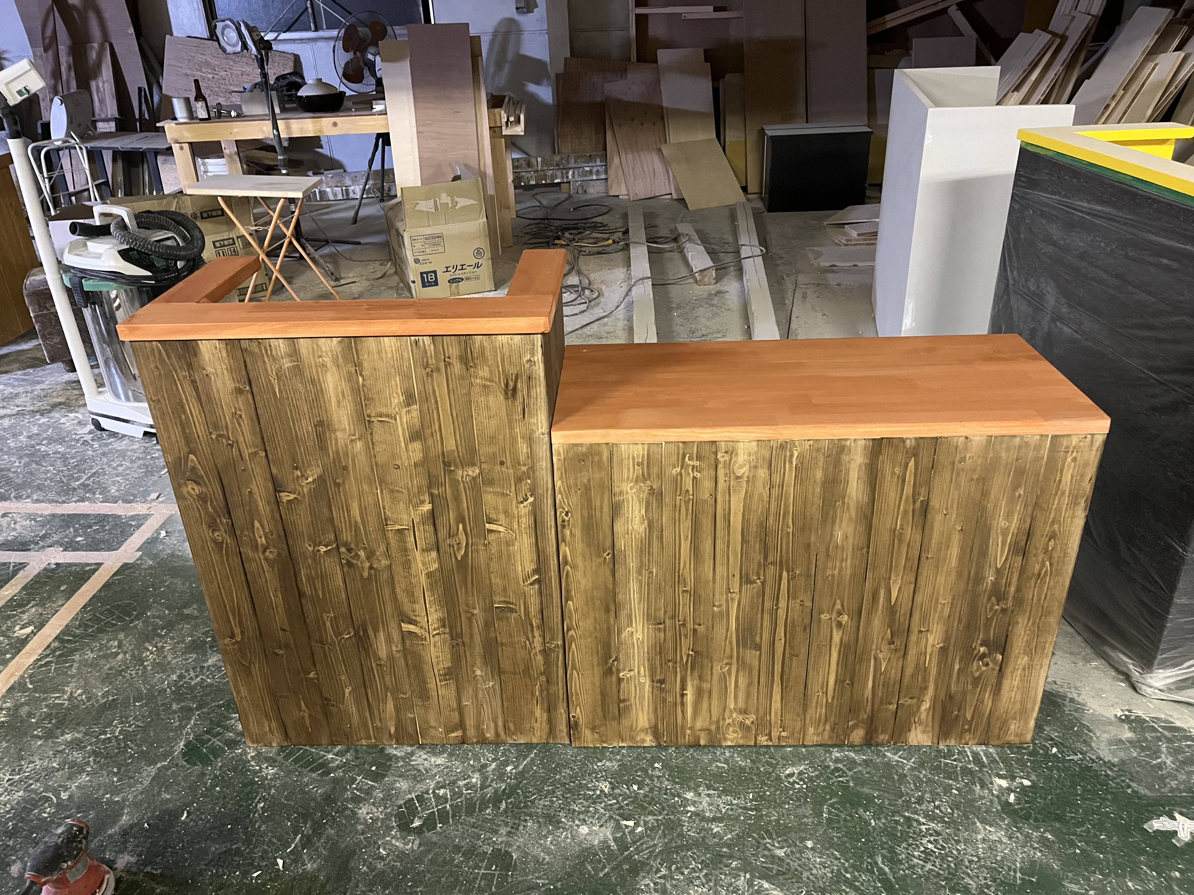 レジ台　サッカー台