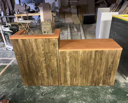 レジ台 サッカー台 机・デスク エバーグリーン 【インボイスOK】 通販