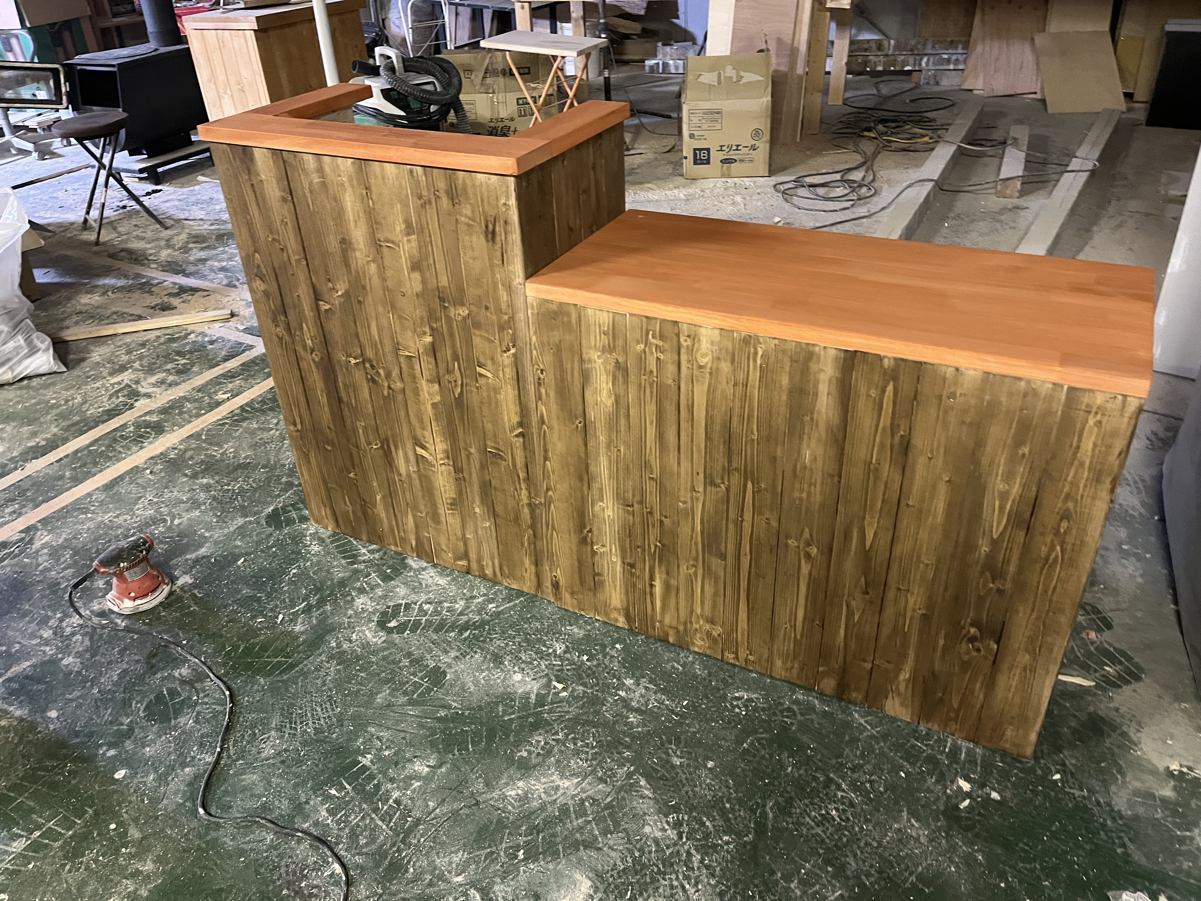 レジ台　サッカー台