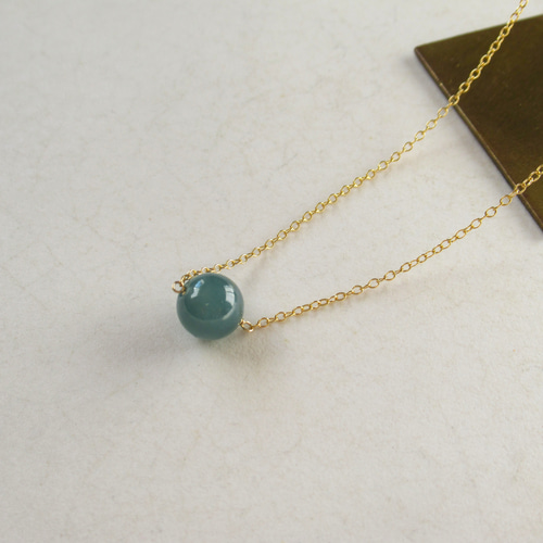 天空青　高級青翡翠 楽天市場】ミャンマー産 青翡翠(ブルージェダイト) 9.5mm 天然石